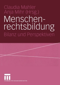 Cover image: Menschenrechtsbildung 1st edition 9783810041326