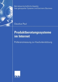 Cover image: Produktberatungssysteme im Internet 9783824406852