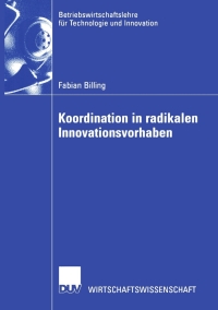 Cover image: Koordination in radikalen Innovationsvorhaben 9783824406975