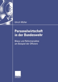 Cover image: Personalwirtschaft in der Bundeswehr 9783824406999