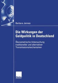 Cover image: Die Wirkungen der Geldpolitik in Deutschland 9783824407033