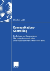 Cover image: Kommunikations-Controlling 9783824407262