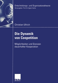 Imagen de portada: Die Dynamik von Coopetition 9783824407439