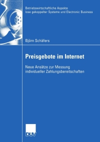 Cover image: Preisgebote im Internet 9783824408061