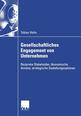 Cover image: Gesellschaftliches Engagement von Unternehmen 9783824408405