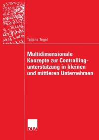 Imagen de portada: Multidimensionale Konzepte zur Controllingunterstützung in kleinen und mittleren Unternehmen 9783824421879