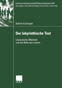 Cover image: Der Iabyrinthische Text 9783824445219