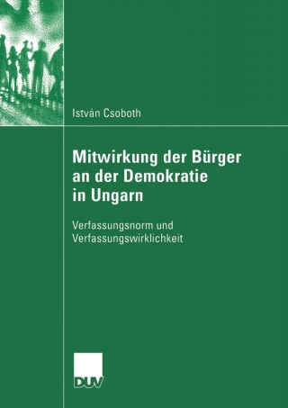 Omslagafbeelding: Mitwirkung der Bürger an der Demokratie in Ungarn 9783824445356