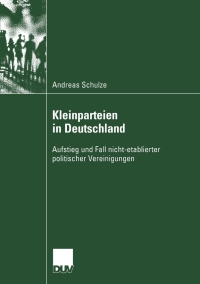 Titelbild: Kleinparteien in Deutschland 9783824445585