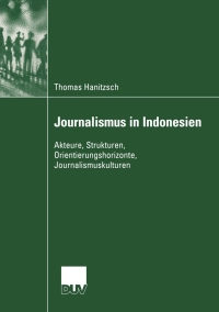 Cover image: Journalismus in Indonesien 9783824445936