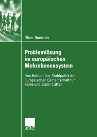 صورة الغلاف: Problemlösung im europäischen Mehrebenensystem 9783824445943