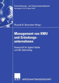 Cover image: Management von KMU und Gründungsunternehmen 1st edition 9783824477104