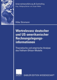 Immagine di copertina: Wertrelevanz deutscher und US-amerikanischer Rechnungslegungsinformationen 9783824477319