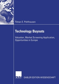 Cover image: Technology Buyouts 9783824477586