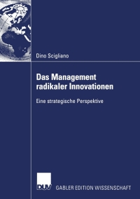 Cover image: Das Management radikaler Innovationen 9783824477975