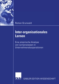 Cover image: Inter-organisationales Lernen 9783824478019