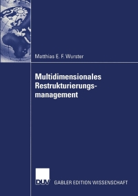 Imagen de portada: Multidimensionales Restrukturierungsmanagement 9783824478088