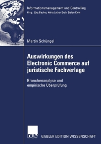Immagine di copertina: Auswirkungen des Electronic Commerce auf juristische Fachverlage 9783824478248