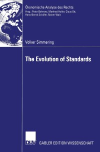 Omslagafbeelding: The Evolution of Standards 9783824478323