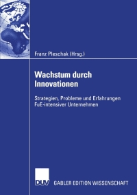 Imagen de portada: Wachstum durch Innovationen 1st edition 9783824478675
