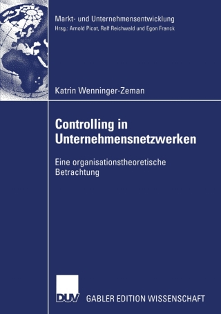 Omslagafbeelding: Controlling in Unternehmensnetzwerken 9783824478958