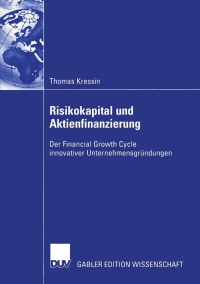Imagen de portada: Risikokapital und Aktienfinanzierung 9783824478996