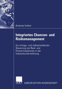 Cover image: Integriertes Chancen- und Risikomanagement 9783824479115