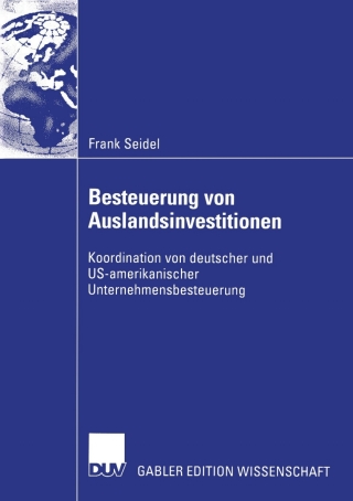 Cover image: Besteuerung von Auslandsinvestitionen 9783824479122