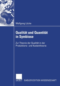 Omslagafbeelding: Qualität und Quantität in Symbiose 9783824479139