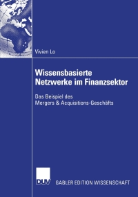 Cover image: Wissensbasierte Netzwerke im Finanzsektor 9783824479160