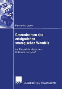 Cover image: Determinanten des erfolgreichen strategischen Wandels 9783824479184