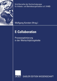 Cover image: E-Collaboration 1st edition 9783824479375