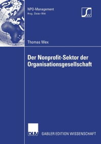 Immagine di copertina: Der Nonprofit-Sektor der Organisationsgesellschaft 9783824479405