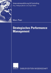 Cover image: Strategisches Performance Management 9783824479689