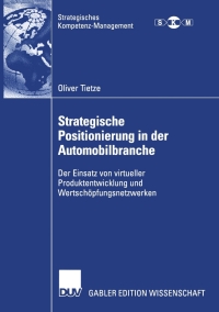 Imagen de portada: Strategische Positionierung in der Automobilbranche 9783824479726