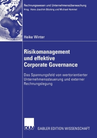Omslagafbeelding: Risikomanagement und effektive Corporate Governance 9783824479771