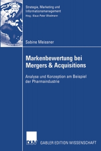 Cover image: Markenbewertung bei Mergers & Acquisitions 9783824479849