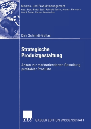Cover image: Strategische Produktgestaltung 9783824479948