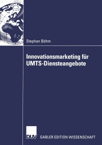 Imagen de portada: Innovationsmarketing für UMTS-Diensteangebote 9783824479979