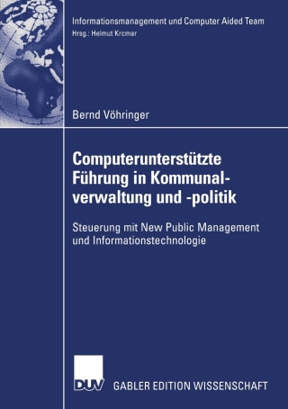 Cover image: Computerunterstützte Führung in Kommunalverwaltung und -politik 9783824480128