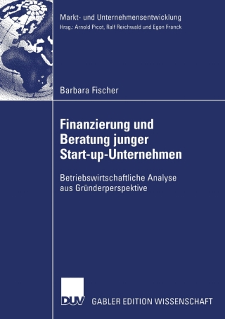 Titelbild: Finanzierung und Beratung junger Start-up-Unternehmen 9783824480272