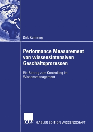 Cover image: Performance Measurement von wissensintensiven Geschäftsprozessen 9783824480289