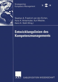 Titelbild: Entwicklungslinien des Kompetenzmanagements 1st edition 9783824480333