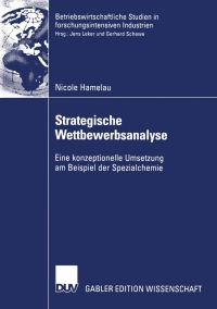 Cover image: Strategische Wettbewerbsanalyse 9783824480456