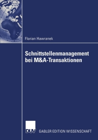 Cover image: Schnittstellenmanagement bei M&A-Transaktionen 9783824480692