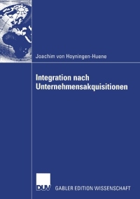 Omslagafbeelding: Integration nach Unternehmensakquisitionen 9783824480920