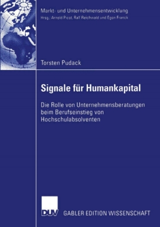 Imagen de portada: Signale für Humankapital 9783824481125