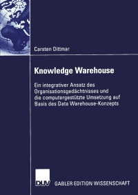 Cover image: Knowledge Warehouse 9783824481262