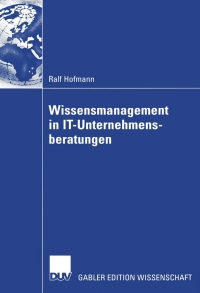 Cover image: Wissensmanagement in IT-Unternehmensberatungen 9783824481378