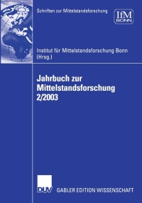 Cover image: Jahrbuch zur Mittelstandsforschung 2/2003 1st edition 9783824481521